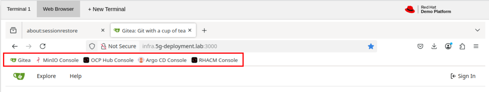 Showroom App Web Browser Bookmarks