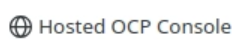 Hosted OCP Console bookmark icon